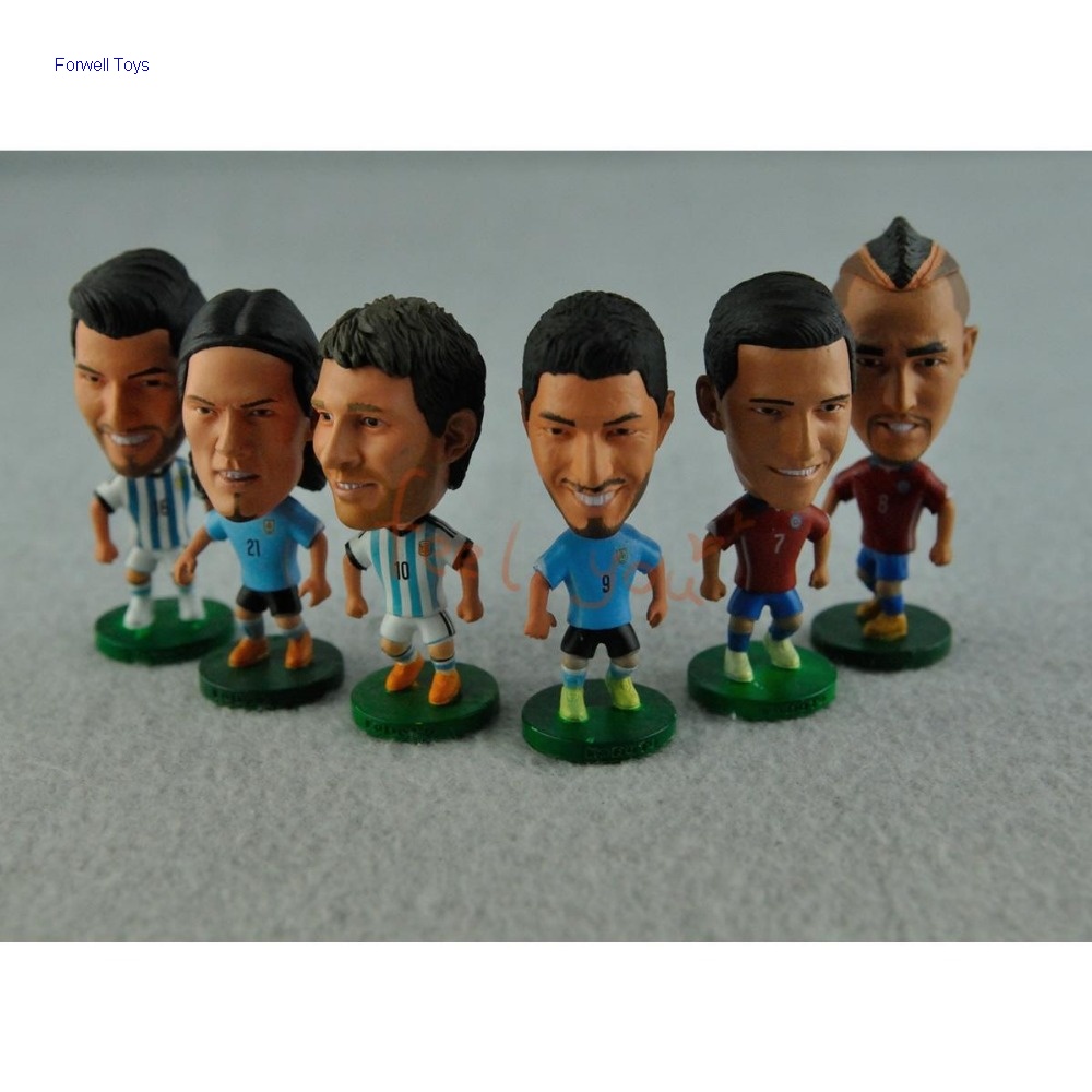 Miniature soccer players