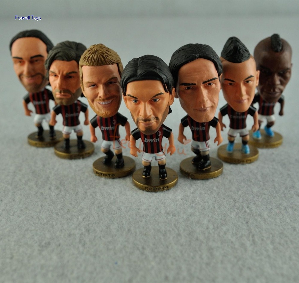 Miniature soccer players