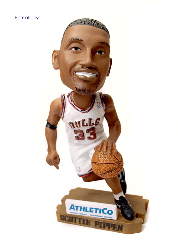 Basketball player Bobble head character