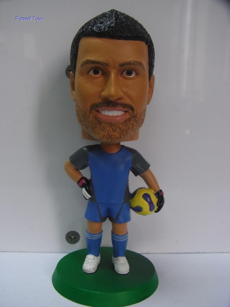 soccer player bobble head