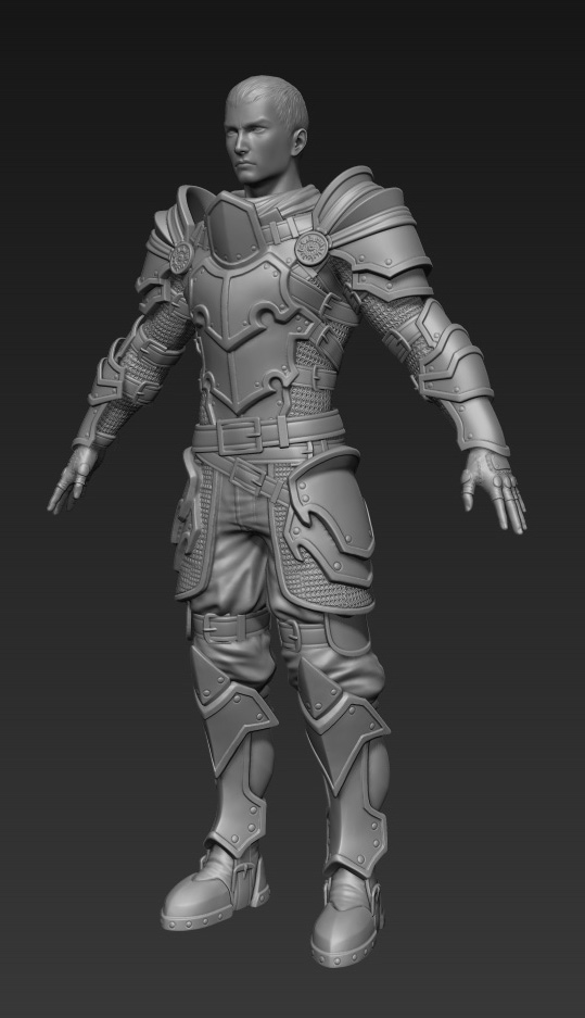 3D printing online Game Character-18